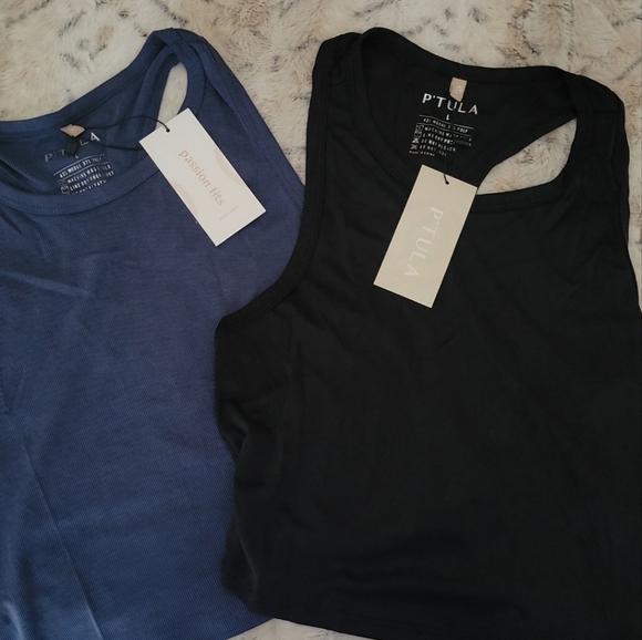 PTULA Ribbed Crop Tanks - Picture 2 of 6